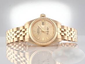 Thumbnail von Rolex Lady-Datejust Gelbgold 750 Automatik 18kt Yellow Gold Damen Damenuhr Jubilé-band Chronometer Oyster