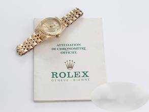 Thumbnail von Rolex Lady-Datejust Gelbgold 750 Automatik 18kt Yellow Gold Damen Damenuhr Jubilé-band Chronometer Oyster