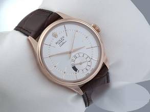 Thumbnail von Rolex Cellini Dual Time 50525 2015 Lc100 Rosegold 750 Automatik 18kt Rose Gold