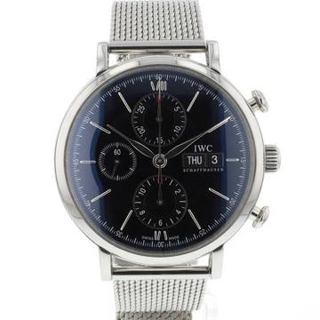  IWC Portofino Chronograph Black Dial 