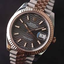 Thumbnail von Rolex Datejust 41 Jubilee Steel / Everose Slate Motif Dial