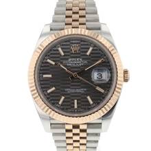 Rolex Datejust 41 Jubilee Steel / Everose Slate Motif Dial