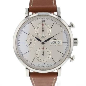  IWC Portofino Chronograph Silver Dial 