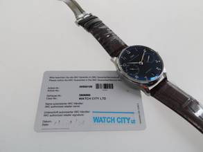 Thumbnail von IWC Portugieser Automatic 7 Days with papers, crocodile strap, and folding clasp 2013, top condition, 42 mm with original certificate