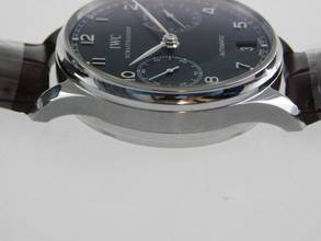 Thumbnail von IWC Portugieser Automatic 7 Days with papers, crocodile strap, and folding clasp 2013, top condition, 42 mm with original certificate
