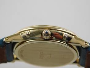 Thumbnail von Blancpain Villeret 18 Karat Gelbgold Triple Calendar Mondphase 34 mm mit original Schließe C 64 Kaliber F Piguet 64 Handaufzug Rarität