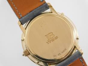 Thumbnail von Blancpain Villeret 18 Karat Gelbgold Triple Calendar Mondphase 34 mm mit original Schließe C 64 Kaliber F Piguet 64 Handaufzug Rarität