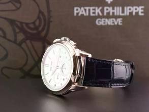 Thumbnail von Patek Philippe Perpetual Calendar Grand Complications 5270g-001 Perpetual Calendar Chronograph Grand White Gold Like New Full Set
