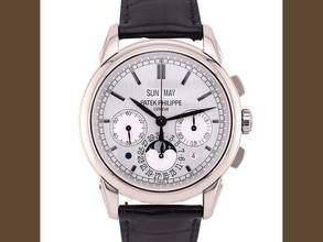 Thumbnail von Patek Philippe Perpetual Calendar Grand Complications 5270g-001 Perpetual Calendar Chronograph Grand White Gold Like New Full Set