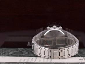 Thumbnail von Audemars Piguet Royal Oak Chronograph 26300st Blue Chronograph 39mm - Like New 2010 Ita