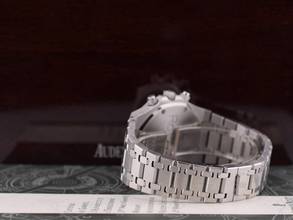 Thumbnail von Audemars Piguet Royal Oak Chronograph 26300st Blue Chronograph 39mm - Like New 2010 Ita