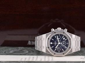 Thumbnail von Audemars Piguet Royal Oak Chronograph 26300st Blue Chronograph 39mm - Like New 2010 Ita