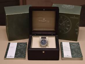 Thumbnail von Audemars Piguet Royal Oak Chronograph 26300st Blue Chronograph 39mm - Like New 2010 Ita