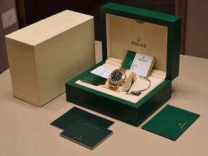 Thumbnail von Rolex Daytona Cosmograph Daytona 116568br Off Catalog John Mayer Green Dial Factory Diamond Bezel