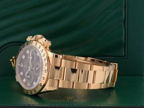 Thumbnail von Rolex Daytona Cosmograph Daytona Black Diamond Dial Like New Full Set 2015 Ita