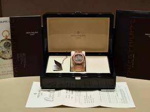 Thumbnail von Patek Philippe Nautilus 5980/1R - Like New Full Set Service Patek