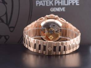 Thumbnail von Patek Philippe Nautilus 5980/1R Rose Gold Chronograph - Full Set New 2018