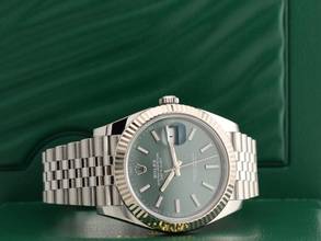 Thumbnail von Rolex Datejust 41 Ii 41mm 126334 Mint Green Jubilee New 2025