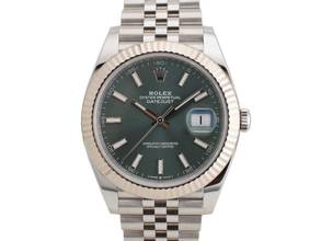 Thumbnail von Rolex Datejust 41 Ii 41mm 126334 Mint Green Jubilee New 2025
