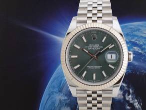 Rolex Datejust 41 II 41mm 126334 Mint Green Jubilee New 2025