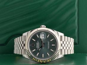 Thumbnail von Rolex Datejust 41 Ii 41mm 126334 Mint Green Jubilee New 2025