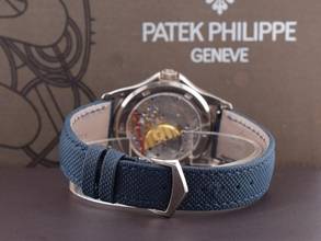 Thumbnail von Patek Philippe World Time Complicazioni World Time 5130g White Gold Silver Dial - Like New Full Set