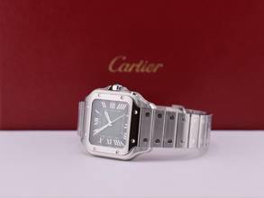Thumbnail von Cartier Santos Medium Green Dial WSSA0061 New 2026