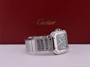 Thumbnail von Cartier Santos Medium Green Dial WSSA0061 New 2026