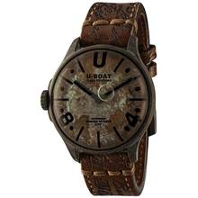 U-Boat Men's Watch Darkmoon Unico 9600/A Bronze PVD Coating 46.5 mm Leather Strap aged and embossed Full Set new