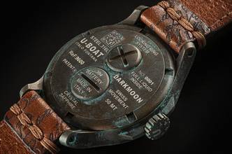 Thumbnail von U-Boat Men's Watch Darkmoon Unico 9600/A Bronze PVD Coating 46.5 mm Leather Strap aged and embossed Full Set new