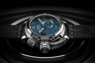 Thumbnail von U-Boat Chimera 46mm Stainless Steel Blue Automatik Ref.: 9602 limitiert XXX/300 Stahl/Lederband Full Set neu