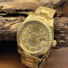ロレックス Sky-Dweller Sky-Dweller - イエローゴールド - 未使用 - フルセット 2023 - Ref. 336938 ケースとケースバックにステッカー