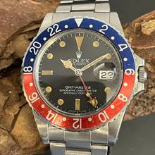 Thumbnail von Rolex GMT-Master GMT-Master Pepsi - MATTE DIAL Vintage - ca. 1984 - Ref. M16750 - Revi 2022 revi papers from 2022