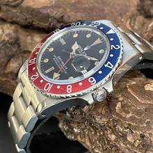 Thumbnail von Rolex GMT-Master GMT-Master Pepsi - MATTE DIAL Vintage - ca. 1984 - Ref. M16750 - Revi 2022 revi papers from 2022