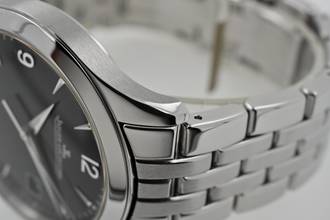 Thumbnail von Jaeger-LeCoultre Master Control Date Automatic Black Dial Q1548171 JLC Service 07/2026