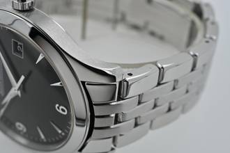 Thumbnail von Jaeger-LeCoultre Master Control Date Automatic Black Dial Q1548171 JLC Service 07/2026