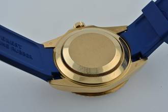 Thumbnail von Rolex Submariner Date 18k Yellow Gold 16618 F-Series Service 2018 Rubber B