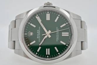 Thumbnail von Rolex Oyster Perpetual 41 Automatik 124300 Green Grün Verde