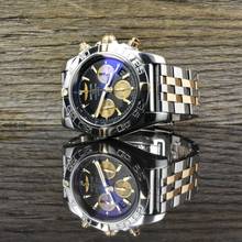 Thumbnail von Breitling Chronomat 44 Steel / Rose Gold - Black Dial - Full Set - Automatic