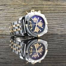 Thumbnail von Breitling Chronomat 44 Steel / Rose Gold - Black Dial - Full Set - Automatic