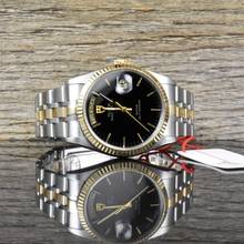 Thumbnail von Tudor Prince Date Day 76213 Black Dial - Stahl Gold - 36mm - Automatik