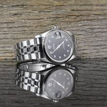 Thumbnail von Tudor Prince Date 74034N Diamond Dial - Stahl Weißgold Medium 34MM - Automatik