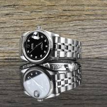 Thumbnail von Tudor Prince Date 74034N Diamond Dial - Stahl Weißgold Medium 34MM - Automatik
