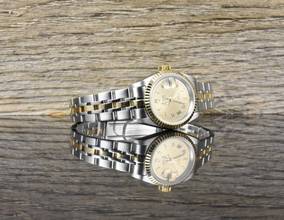 Thumbnail von Tudor Prince Date Princess Date 92413 - Roman Dial - Automatic - Stahl Gold