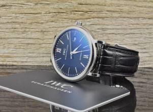 Thumbnail von IWC Portofino Automatic 40MM - IW356502 - Certificate - Unpolished - Black Dial