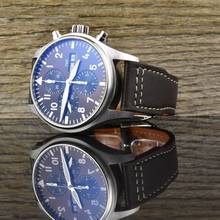 Thumbnail von IWC Pilot Watch Chronograph Pilot Chronograph Antoine de Saint Exupéry IW377713 - Brown Dial - 43MM - Automatic - Full Set