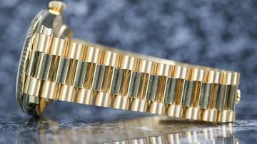 Thumbnail von Rolex Day-Date 40 Yellowgold Black Baguette 228238 - Fullset 2020