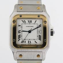  Cartier Santos REF. 1172961//FULL SET//1996//STEEL/GOLD//#KS 