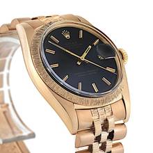 Thumbnail von Rolex Datejust Black Dial Roségold Ref.1607