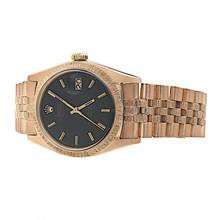 Thumbnail von Rolex Datejust Black Dial Roségold Ref.1607
